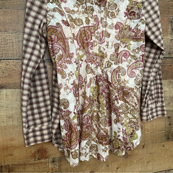 ARATTA (Anthro) Western Button Up Blouse👀LOOK AT THE BACK - Picture 13 of 15